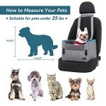 Petsfit Adjustable Dog Car Seat with Safety Belt