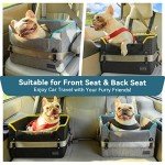 Petsfit Adjustable Dog Car Seat with Safety Belt