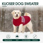 Cozy Christmas Red Dog Sweater - Medium & Large