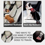 Adjustable Dog Car Seat Belt with Safety Clip