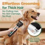 Gimars 3-in-1 Rechargeable Dog Grooming Clippers Set