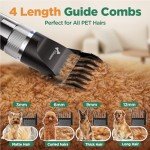 Gimars 3-in-1 Rechargeable Dog Grooming Clippers Set
