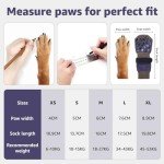 Protective Dog Socks with Anti-Slip Grips - 2 Pairs