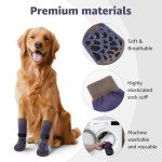 Protective Dog Socks with Anti-Slip Grips - 2 Pairs