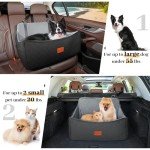 Wooaidagg Dog Car Seat for Medium & Large Dogs