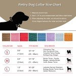 Soft Adjustable Dog Collar with Safety Buckle - Beige