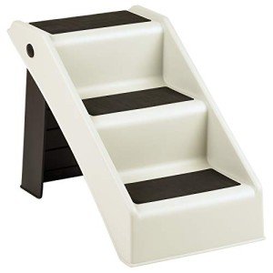 Grey Folding Pet Stairs for Dogs