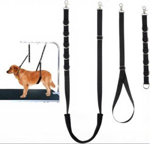 Adjustable Dog Grooming Harness and Restraint Strap