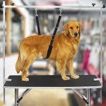 Adjustable Dog Grooming Harness and Restraint Strap