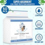 100 Pack Puppy Training Pads - Easy Disposal