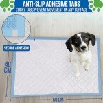 100 Pack Puppy Training Pads - Easy Disposal