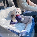URGVANZ Portable Dog Car Seat for Small Dogs