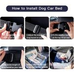 URGVANZ Portable Dog Car Seat for Small Dogs