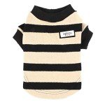ZUNEA Warm Striped Sweater for Small Dogs