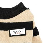 ZUNEA Warm Striped Sweater for Small Dogs