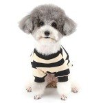 ZUNEA Warm Striped Sweater for Small Dogs