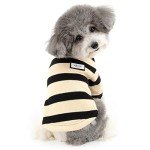 ZUNEA Warm Striped Sweater for Small Dogs
