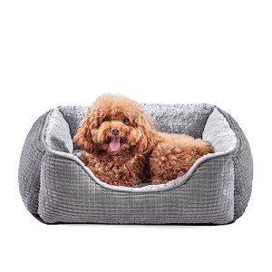 JOEJOY Washable Medium Dog Bed with Raised Edges
