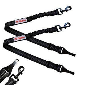 2-Pack Heavy Duty Dog Seat Belts for Car