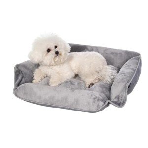 4-In-1 Transformable Dog Sofa Bed in Grey