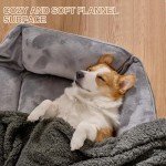 4-In-1 Transformable Dog Sofa Bed in Grey