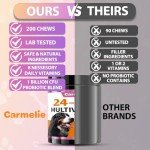 Carmelie 24-in-1 Senior Dog Multivitamin Chews