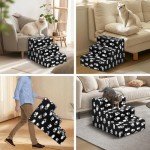 3-Step Non-Slip Dog Ramp for Sofa