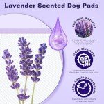 MIZOK Lavender Scented Extra Large Puppy Training Pads