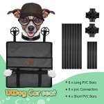 Portable Dog Booster Car Seat with Safety Leash
