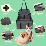 Portable Dog Booster Car Seat with Safety Leash