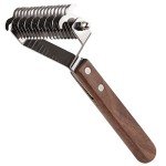 Undercoat Rake and Dematting Comb for Dogs