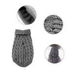 Jagowa Knitted Dog Sweater for Small to Medium Dogs