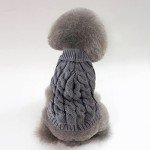 Jagowa Knitted Dog Sweater for Small to Medium Dogs