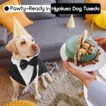 Dog Tuxedo and Bow Tie Set for Pets