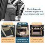 Petsfit Adjustable Dog Travel Crate for Car