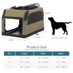 Petsfit Adjustable Dog Travel Crate for Car