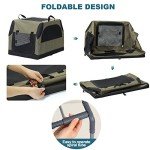 Petsfit Adjustable Dog Travel Crate for Car