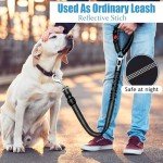 Adjustable Dog Car Seat Belt with Bungee Buffer