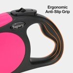 Taglory 5m Retractable Dog Leash - Pink