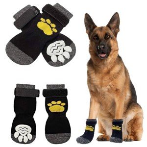 Anti-Slip Dog Socks for Injured Paws - 2 Pairs