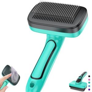 YOPETAYU Self-Cleaning Dog Brush for Shedding