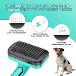 YOPETAYU Self-Cleaning Dog Brush for Shedding