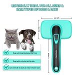 YOPETAYU Self-Cleaning Dog Brush for Shedding