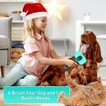 YOPETAYU Self-Cleaning Dog Brush for Shedding