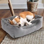 Cozy Washable Fleece Dog & Cat Bed - Grey