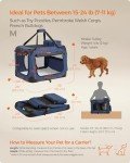 Feandrea Portable Foldable Dog Travel Carrier Bag