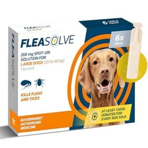 FleaSolve Spot-On Treatment for Large Dogs - 6 Packs