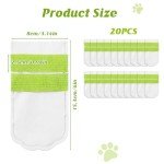 20 Pack Waterproof Dog Boots for Paws Protection