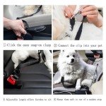 Adjustable Dog Car Seat Belt Restraint Clip - 2 Pack
