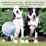 20 Pack Waterproof Dog Boots for Paws Protection